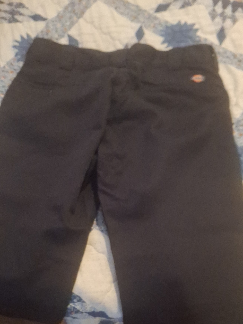 Dickies Men's Black Straight-Leg Work Chinos